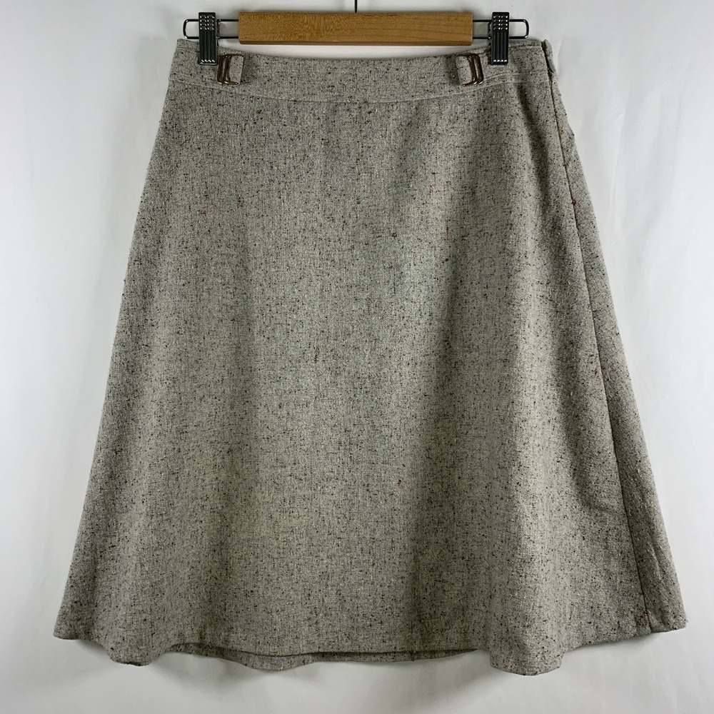 Old Money Speckle Tweed Skirt Small Academia Twee Heritage 90s Minimalist
